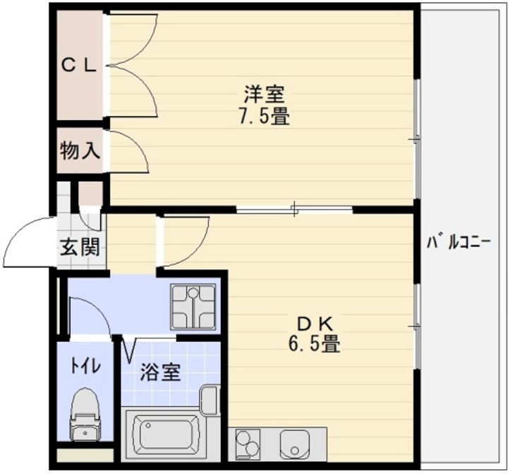 フォレスト堅下の間取り