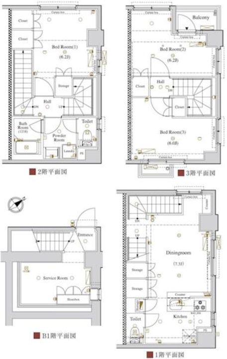 ガラッシア渋谷本町の間取り