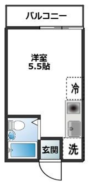 埼玉県東松山市神明町2(アパート)の賃貸物件の間取り