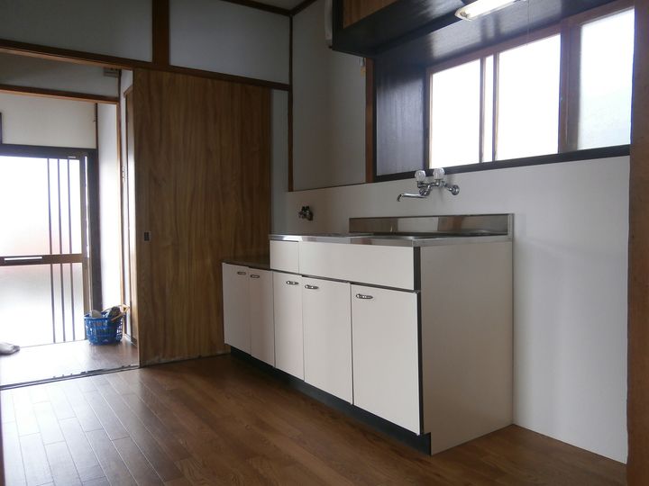 岡山県倉敷市松島(一戸建)の賃貸物件のキッチン