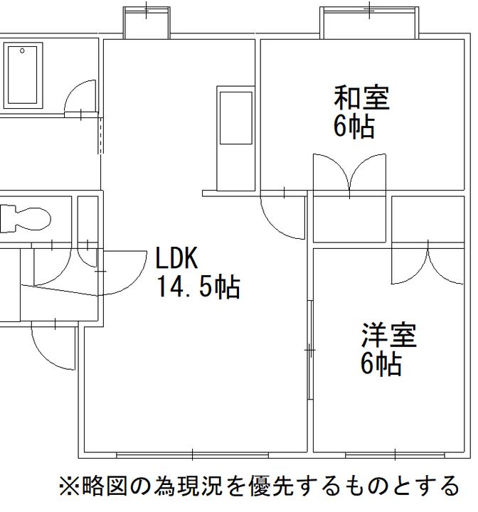 コーポぐれこの間取り