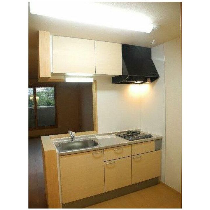 神奈川県厚木市温水(アパート)の賃貸物件のキッチン