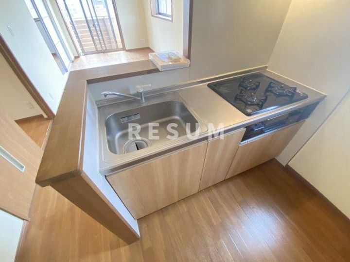 千葉県千葉市中央区都町1(アパート)の賃貸物件のキッチン