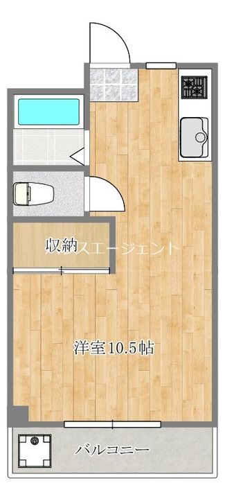 第2コーポマキの間取り
