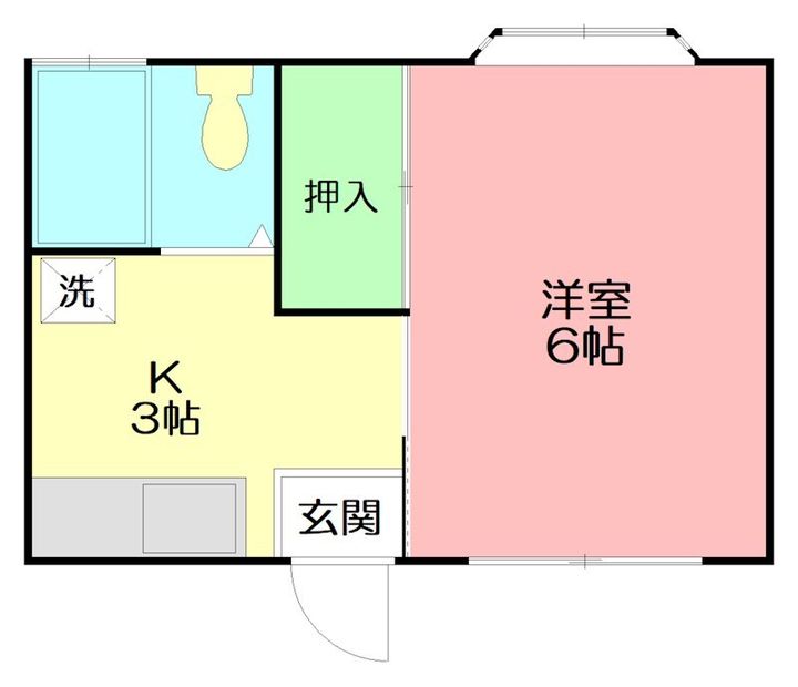 神奈川県小田原市久野(アパート)の賃貸物件の間取り