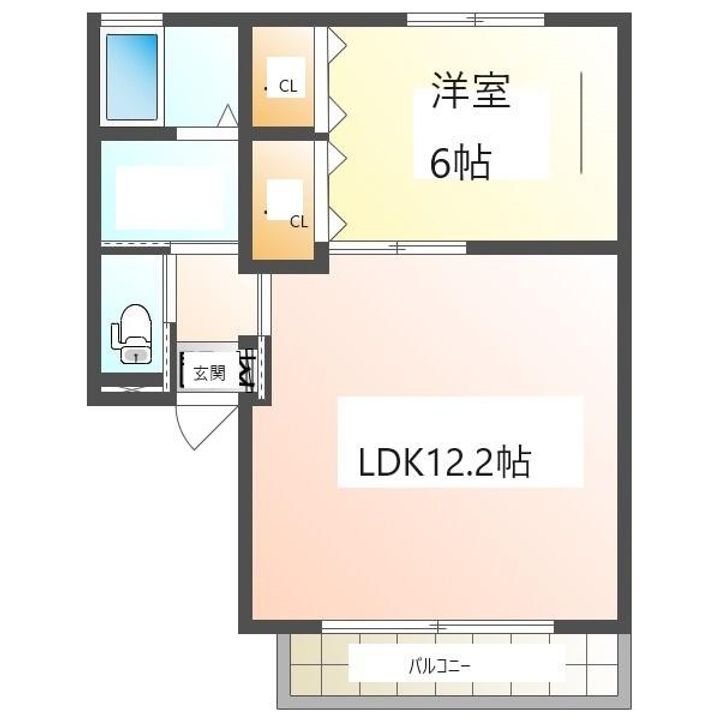 クレシアえのの間取り