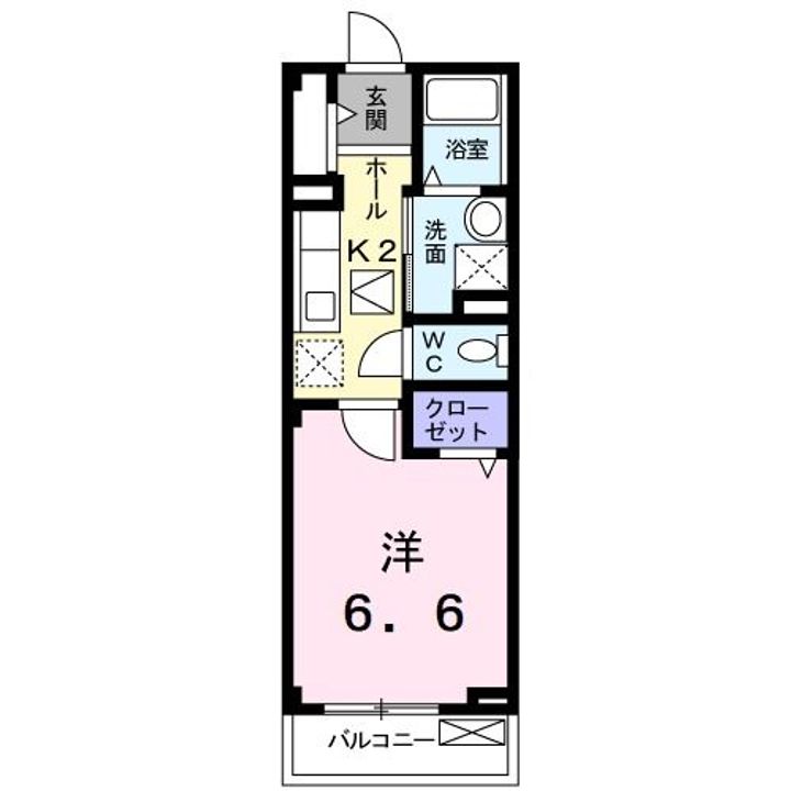 大阪府枚方市堂山1(アパート)の賃貸物件の間取り