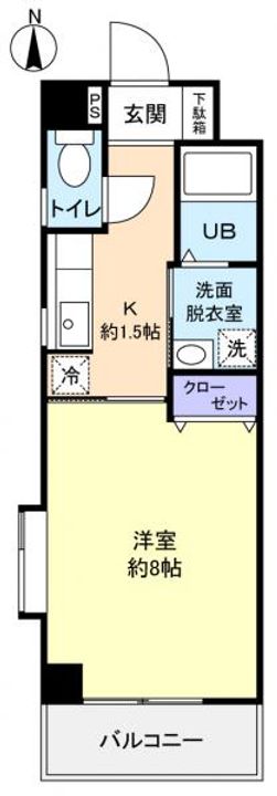 カミユ津田沼の間取り