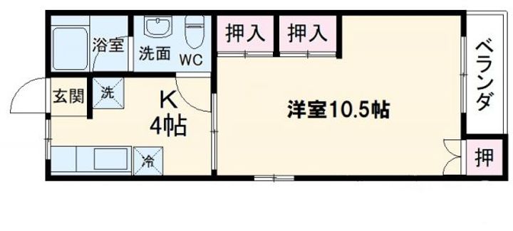 ハイツ サン・モアの間取り