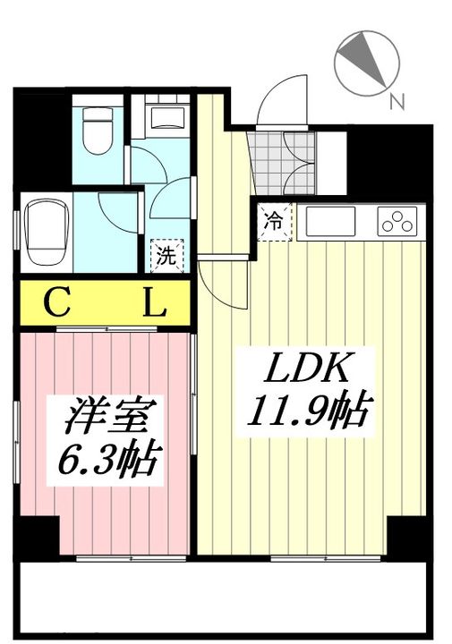 東京都板橋区成増1(マンション)の賃貸物件の間取り