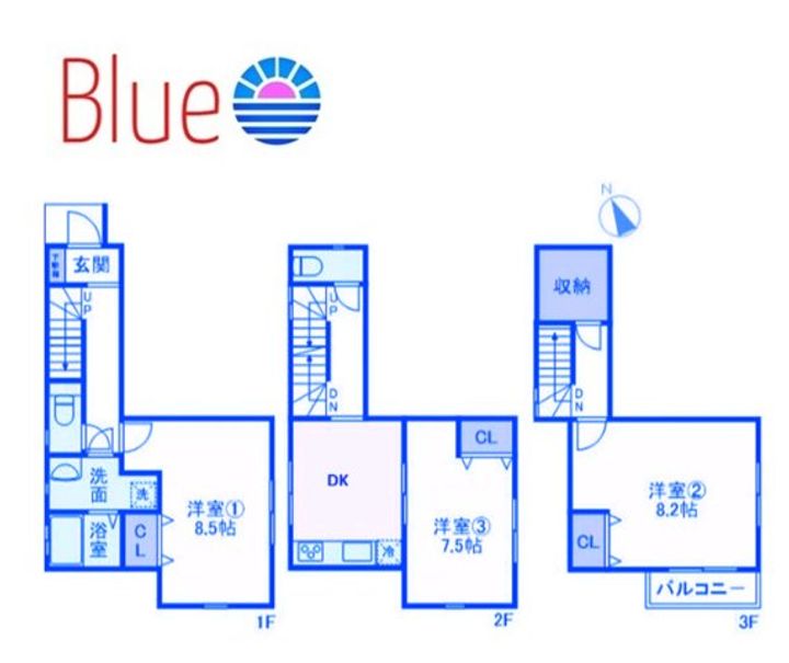 神奈川県横浜市戸塚区吉田町(一戸建)の賃貸物件の間取り