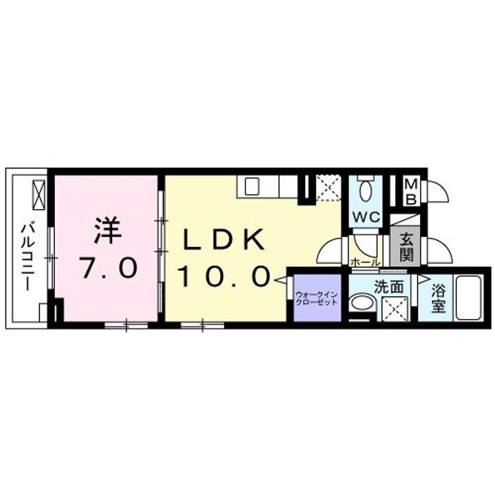 アルドーレ ハウスの間取り