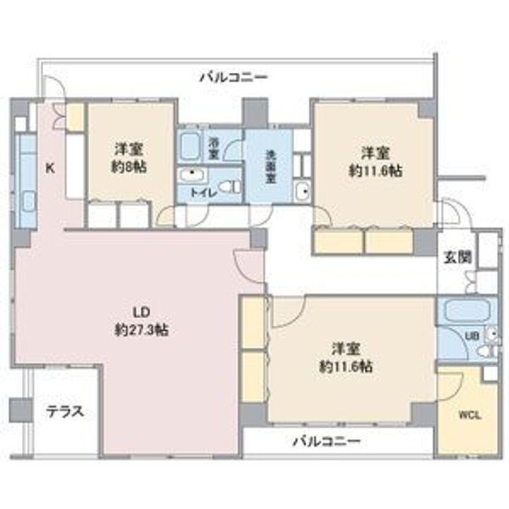 コンソロール1の間取り