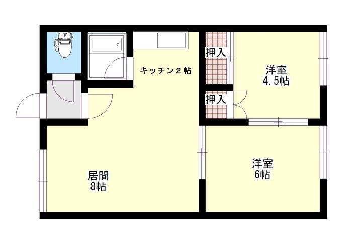 シティハイムロベリアの間取り