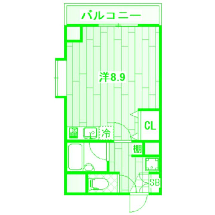 ティーリーフ横浜レジーナの間取り