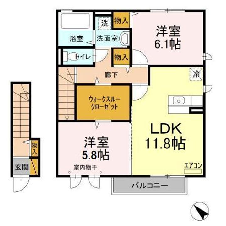 ラヴェスト・コートの間取り
