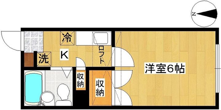 アップルハウス上余田の間取り