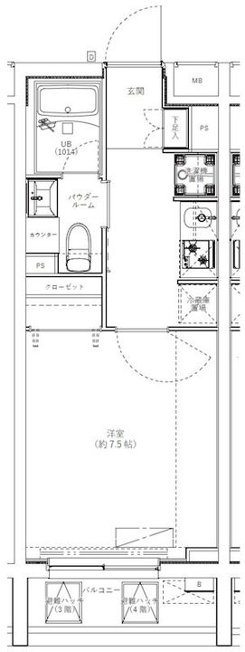 GENOVIA学芸大学の間取り