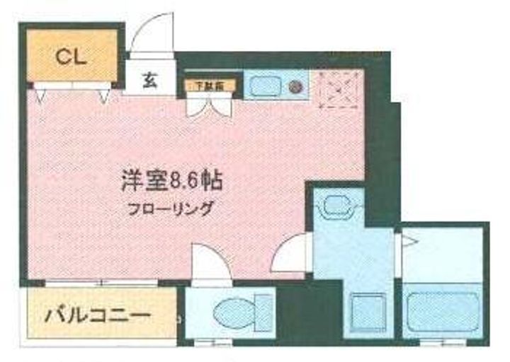 埼玉県さいたま市南区太田窪2(マンション)の賃貸物件の間取り