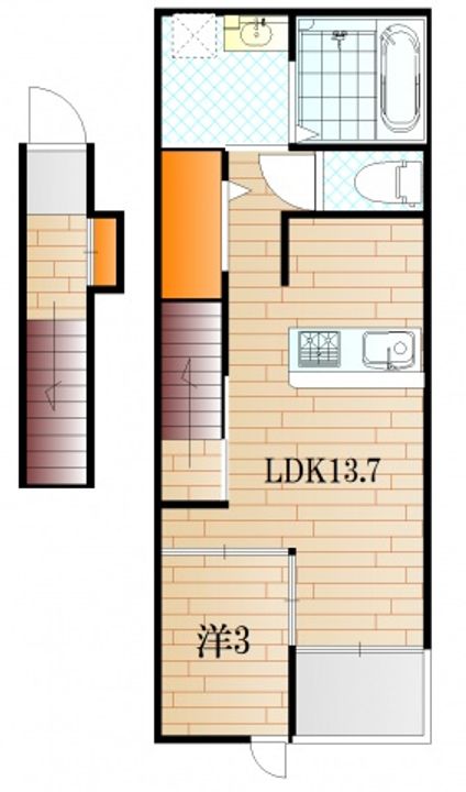 グレース長府の間取り