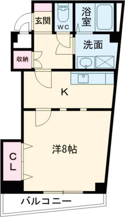 パルメゾン今橋駅前の間取り