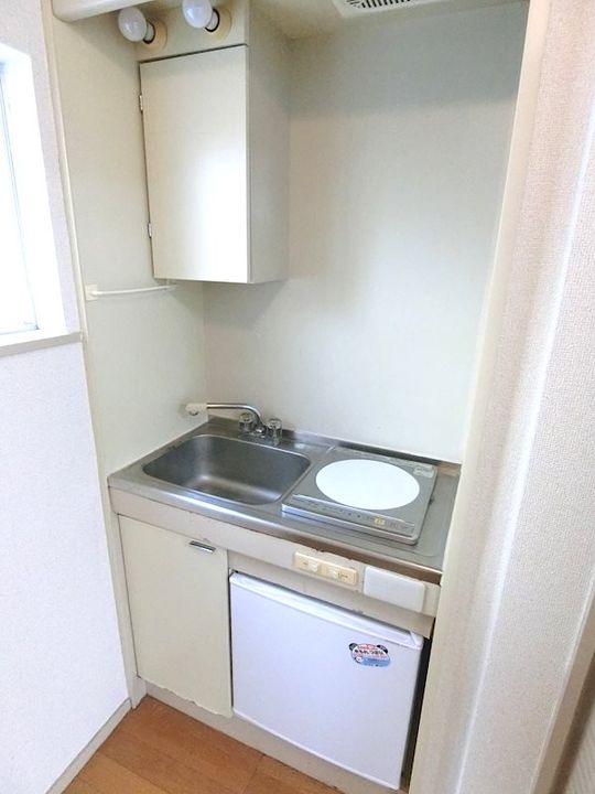 ローズアパートD棟のキッチン