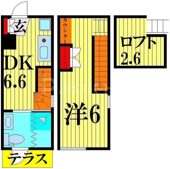 Stadtheim DIの間取り
