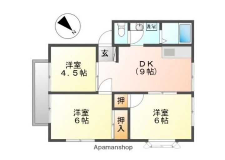 アーバンつくば40号館の間取り
