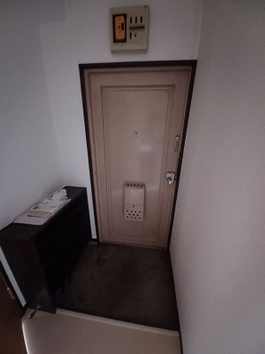 コーポ山崎の玄関