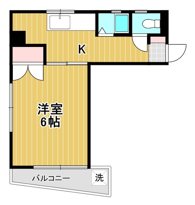 コーポ山崎の間取り