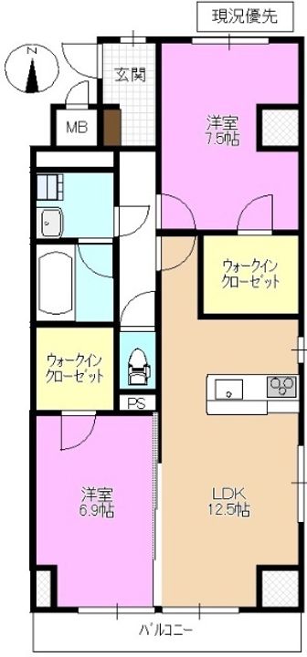 ザ・グレイス・ラムダの間取り