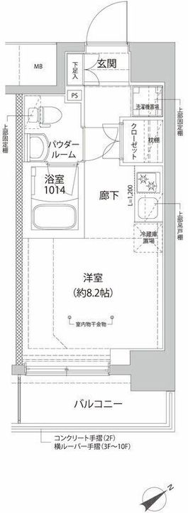 RELUXIA横濱反町の間取り