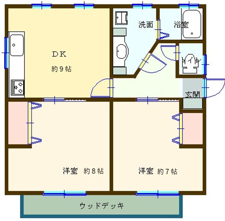 パークサイドハイツの間取り