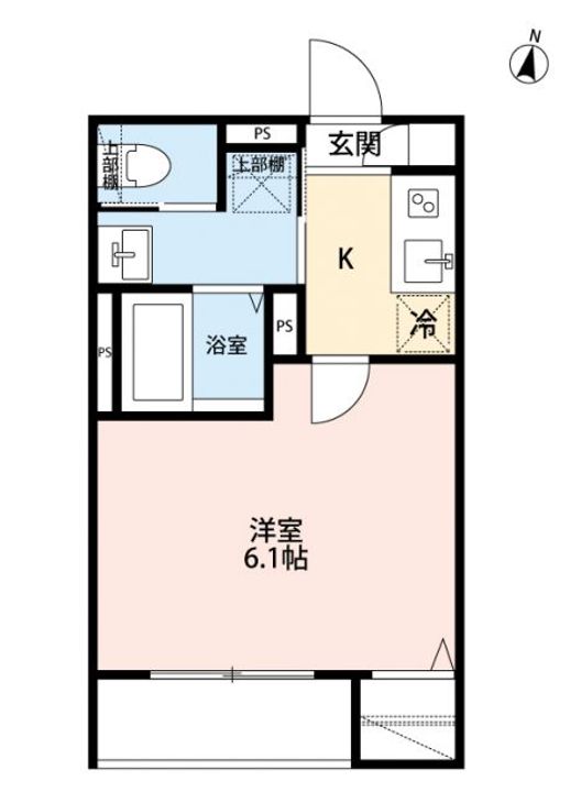 埼玉県さいたま市北区日進町3(アパート)の賃貸物件の間取り