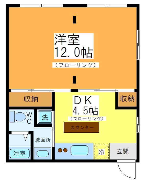 東ビルの間取り