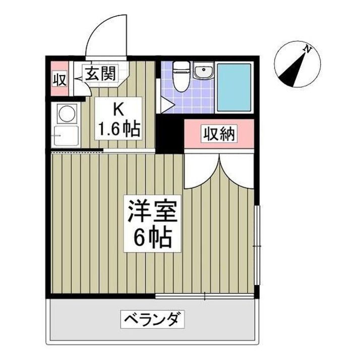 神奈川県相模原市中央区清新5(マンション)の賃貸物件の間取り