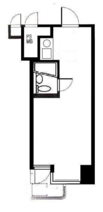 ラフィネ東銀座の間取り