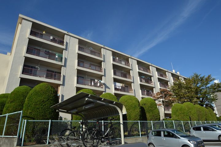 与野中里住宅の外観