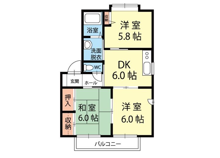 アップルミントの間取り
