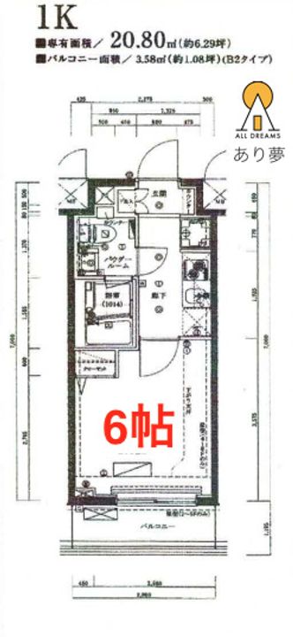 GROWS西横浜の間取り