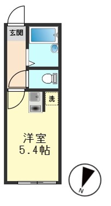 東京都江戸川区鹿骨2(アパート)の賃貸物件の間取り