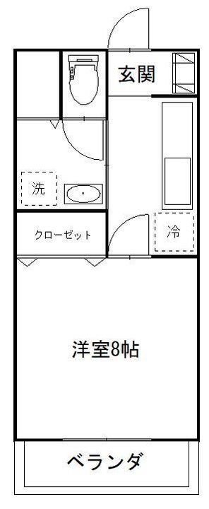 第2小見パレスの間取り