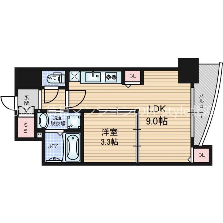 セレニテ本町グランデの間取り