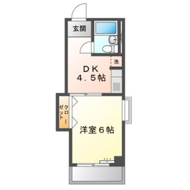 ハイツ田代の間取り