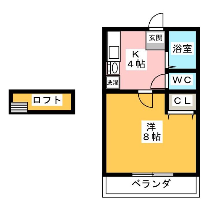アティックの間取り