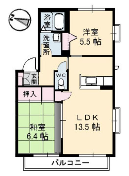 ボナールWESTの間取り