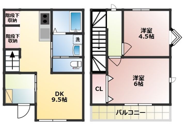 奈良県天理市田部町(一戸建)の賃貸物件の間取り