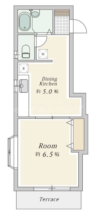 グリーンコーポ6番館の間取り