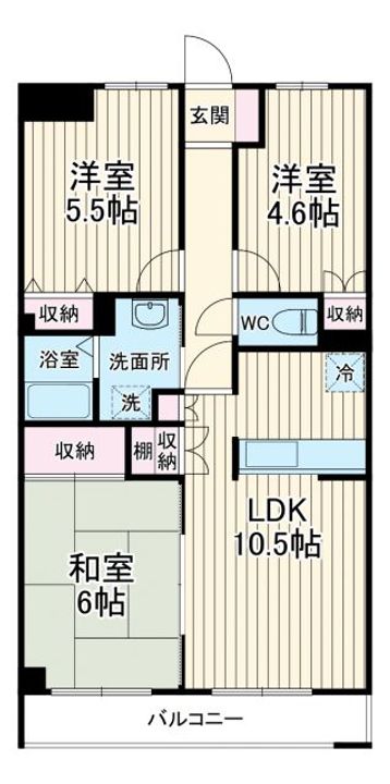 パレスアゼリアの間取り