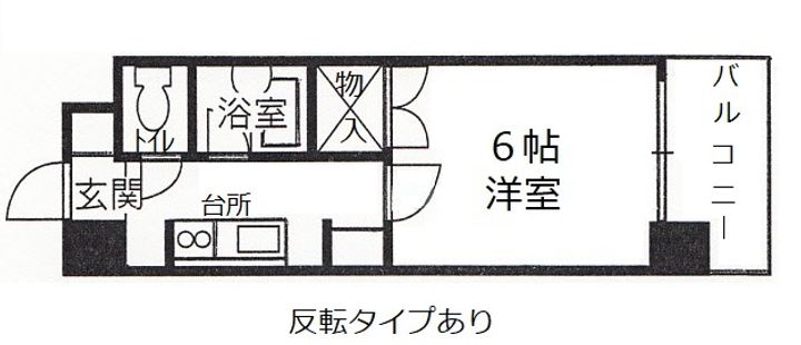 橘マンションの間取り